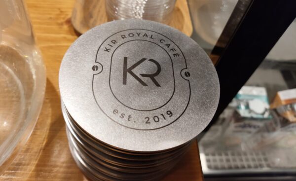 Stack of coasters