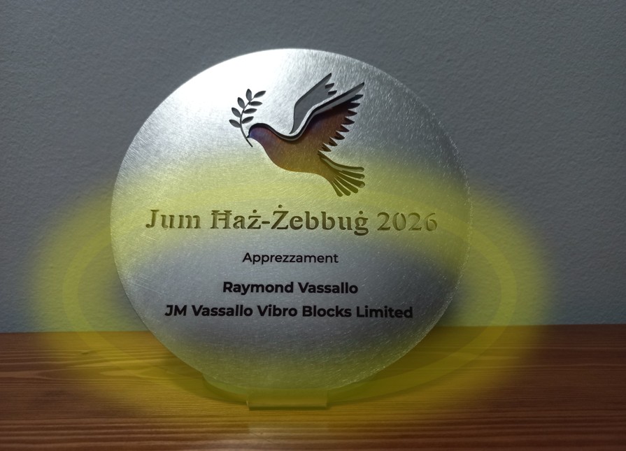 Engraved Trophy Zebbug